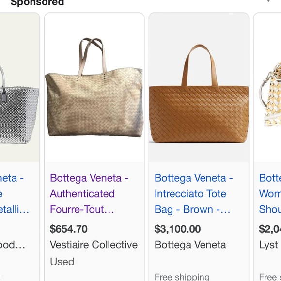Bottega Veneta bag in gold unbelievably beautiful - Picture 16 of 17